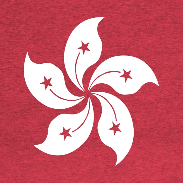 Hong Kong flag by La Moda Tee